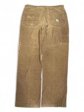 Vintage Eddie Bauer Carpenter Corduroy Faded Wide Leg Trousers